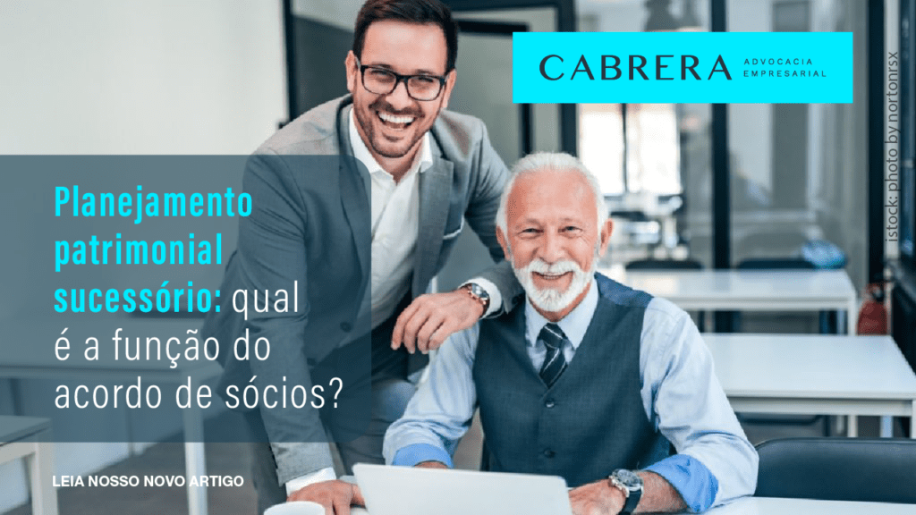 Planejamento patrimonial sucessório: qual é a função do acordo de